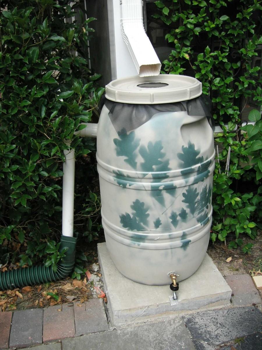 .. Rain Barrels are one component of a water-efficient