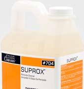 * Use environmentally-preferred cleaning solutions such as Hillyard Re-Juv-Nal or Green Seal Certified products like Suprox, a