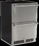 Door With Lock, Integrated Left $1,469 $1,469 $2,099 $2,339 24" Marvel Professional Refrigerated Drawers Drawer lock is standard 4 Adjustable Stainless flat toe grill MP24RDS2NS Stainless Steel
