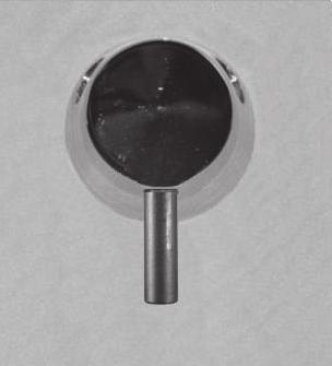 (About ½ inch, in some instances handle may not need to be turned.