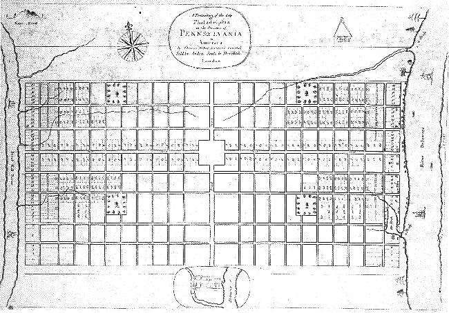 An Early Example of Urban Planning in US Philadelphia The City of