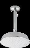 Recommended for use with Compel Finishes: Chrome, BL, CZ, RB, SS 8" (203 mm) Raincan Touch-Clean Shower Head 52680 3 Setting Finishes: Chrome, CZ, RB, SS 8 1 2" (216 mm) Raincan Shower Head with Soft