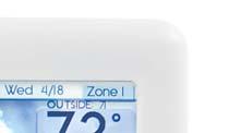 IntelliZone2 MasterStat Thermostat User Information This thermostat is a wall mounted, low-voltage thermostat which maintains room