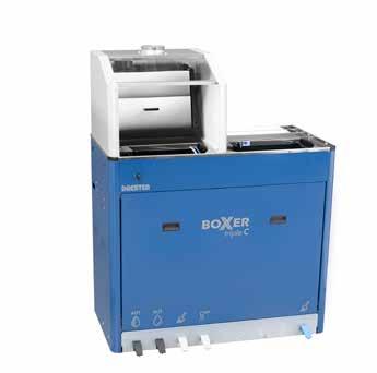 BoXer triple Combo DB33C BoXer quattro Combo DB44C A full-size unit for both solvent-based and water-borne cleaning.