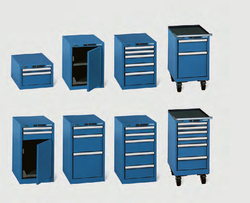 Lista Premium drawer cabinets Width 411 mm, depth 572