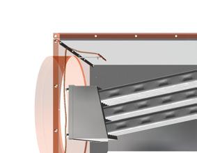 The unique stainless steel combustion chamber guarantees an effi cient heat
