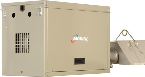 GAS-FIRED, LOW-INTENSITY INFRARED UNITS Pressurized Type, Low-Intensity Heater 50,000 to 200,000 Btu/Hr Input 20 to 70 Foot System Lengths Straight and U-Shaped Configurations Simple Chain Mounting