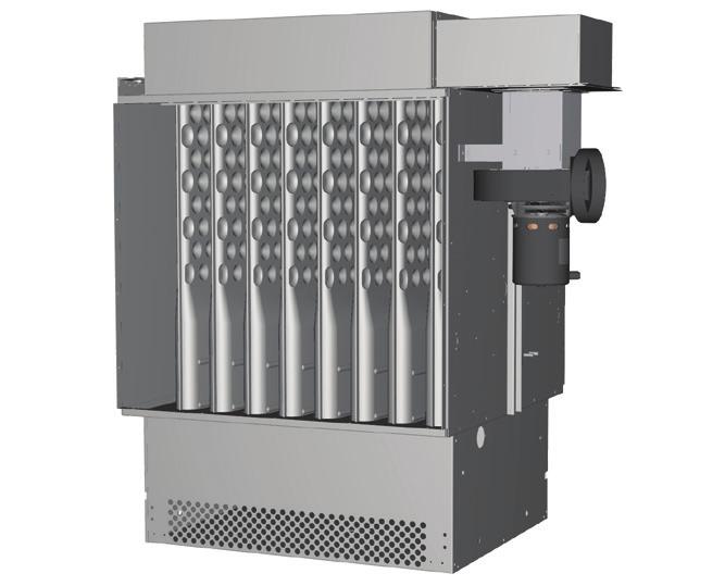 GAS-FIRED, GRAVITY AND POWER-VENTED DUCT FURNACES Low Initial Cost Applications Cover Heating and/or Make-Up Air 75,000 to 400,000 Btu/Hr Input Capacity 82% Minimum Thermal Efficiency Low Maintenance