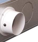 QUICK ISTAATIO A single point fixing bracket with anti-vibration strip enables quick and easy installation.