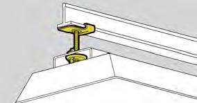 Supports electrical fixtures from 9 /16" T-Bar.