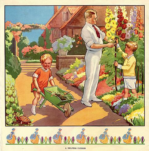 The Garden Museum is Britain s only museum dedicated to the art, history and design of gardens. Helping Father, artist unknown, poster, c.