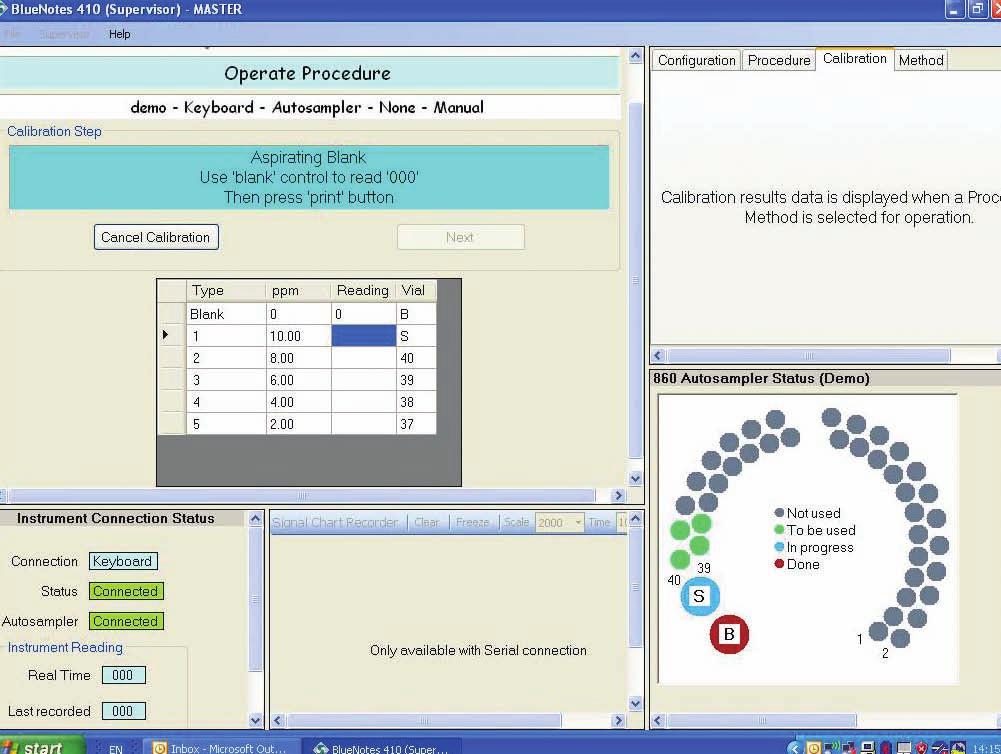 ACCESSORIES 410 BLUENOTES SOFTWARE EVERYTHING VISIBLE ON ONE OPERATIONAL PAGE With the 410 BlueNotes software package you can: Use real names and sample