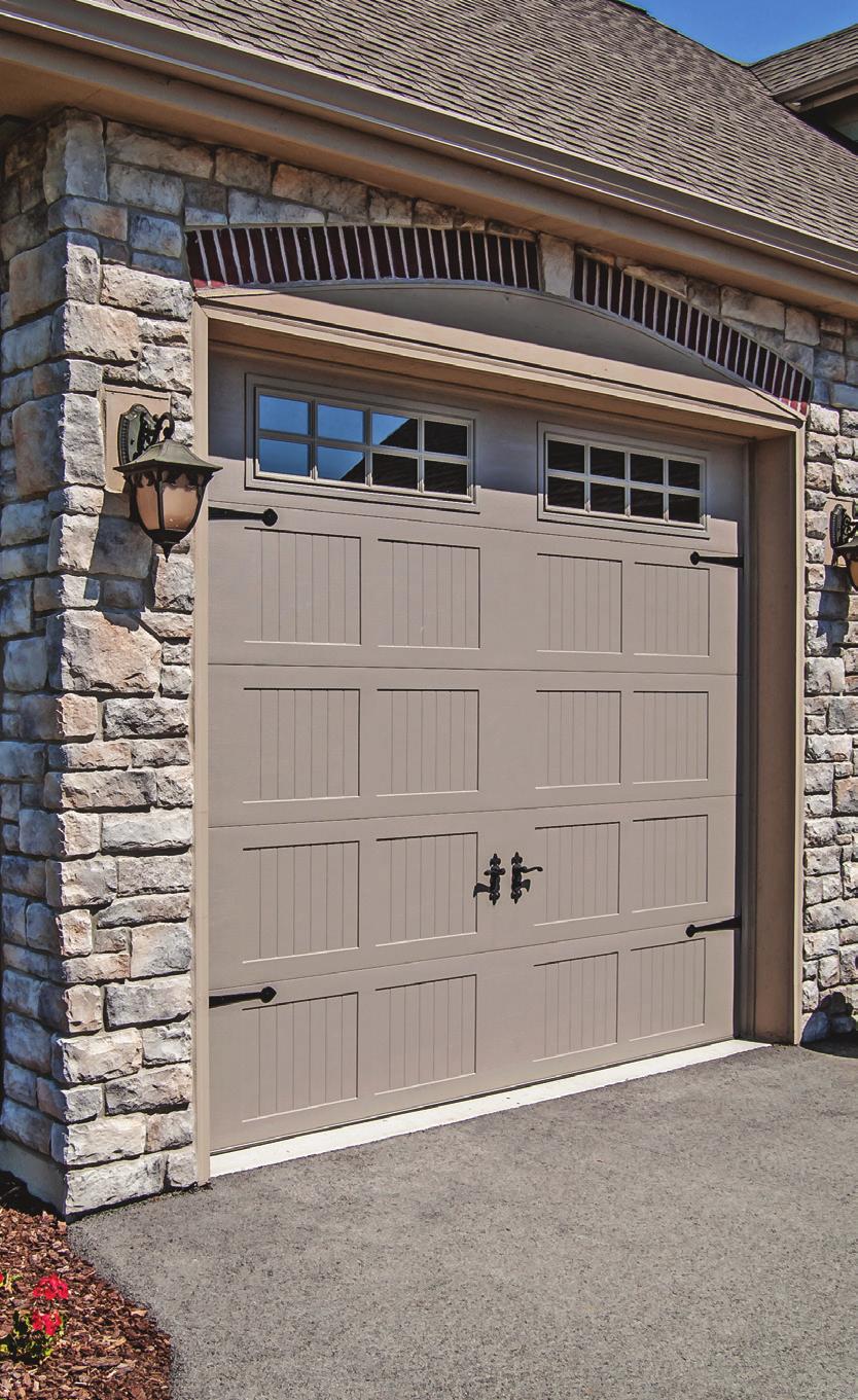 traditional carriage house doors. GARAGE DOOR STYLES Stamped Short Stamped Long Learn more at chiohd.