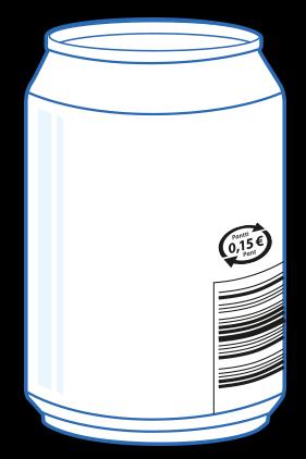 Can A can is disposable, but the aluminium used for it can be reused almost