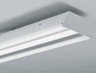 4 and 8 fixture lengths are available with 1, 2, or 3T5 or T8 lamps in cross-section.