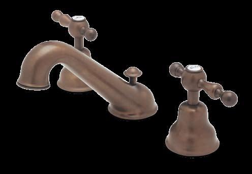 Resin Levers AC102X - Cross Handles 3-Hole Widespread Lavatory