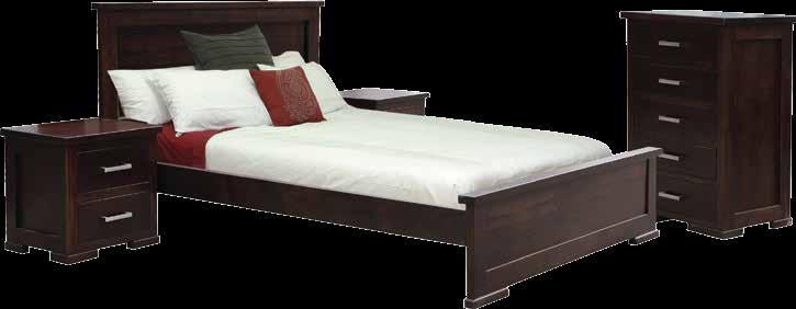 YORK / STANFORD solid pine YORK Bedroom Suite Queen Bed Code: 5097 Bedside W500 H550 D450 Code: 5098 Tallboy W900 H1100 D450 Code: 5099 STANFORD Bedroom Suite Queen Bed Code: 3084 Bedside W500 H550
