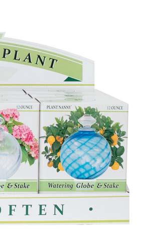 (12) 12oz Globe Boxes DISPLAYER ONLY - watering globe