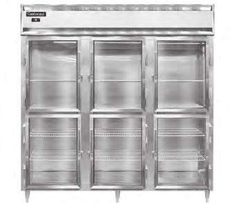 DL1R-GD-HD DL1RS-GD-HD DL2R-GD-HD/DL2RS-GD-HD DL3R-GD-HD Reach-Ins Designer Line upper side panels and refrigeration Plug system can be removed and reinstalled at job site.