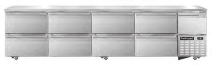 CRA43-U-D/CFA43-U-D CRA60-U-D/CFA60-U-D CRA68-U-D/CFA68-U-D CRA93-U-D CRA118-U-D Door & Drawer Models Base Model Undercounters are designed to maintain NSF-7 temperatures in 100 F ambient.