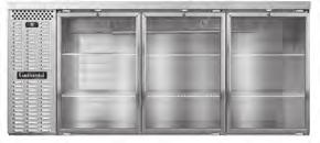 STANDARD FEATURES OPTIONS Add l epoxy-coated shelves with clips Low Profile Cabinet Design (except 24 models) Performance-Rated Front Breathing Refrigeration System (except 24 models)