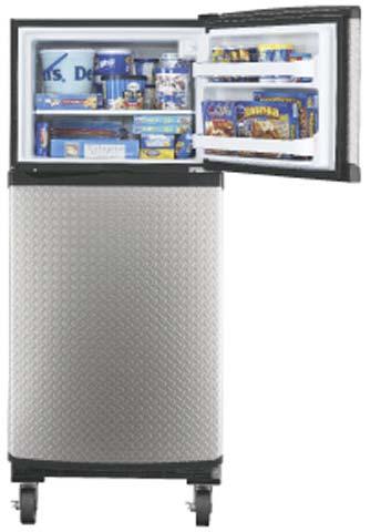 46-04363 Treadplate Chillerator Garage Refrigerator - 19 cu. ft.