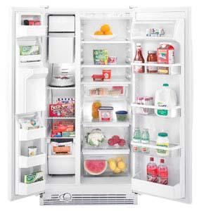 46-58122 White 46-58124 Bisque 46-58129 Black White Kenmore 21.7 cu. ft. Side-by- Side Refrigerator w/ PUR Ultimate II Water Filtration ENERGY STAR qualified appliance.