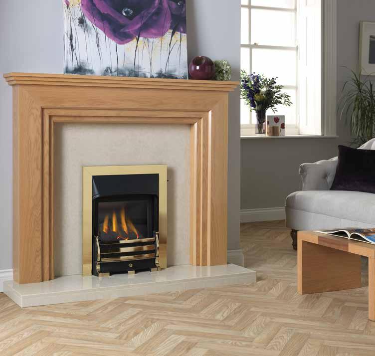 9 Trueflame Full Depth Homeflame The Trueflame full depth Homeflame range offers a choice of trims and frets which provide a truly striking centrepiece for any room.
