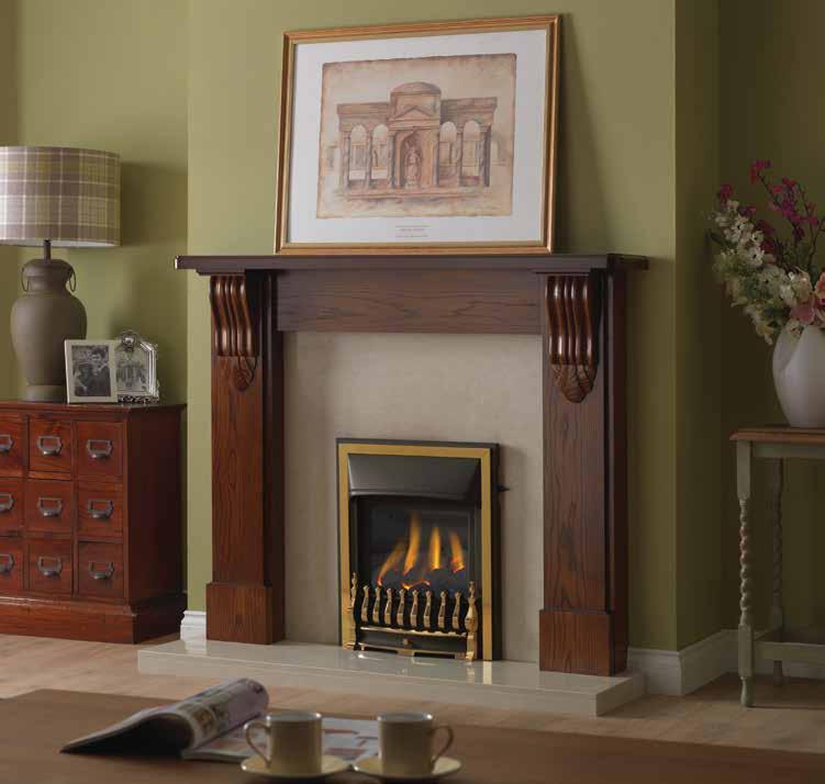 10 Trueflame Full Depth Homeflame The Trueflame full depth Homeflame range offers a choice of trims and frets which provide a truly striking centrepiece for any room.