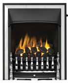 The Trueflame convector model boasts a powerful 4.0kW heat output with a generous 64% efficiency and Fireslide control for easy operation.