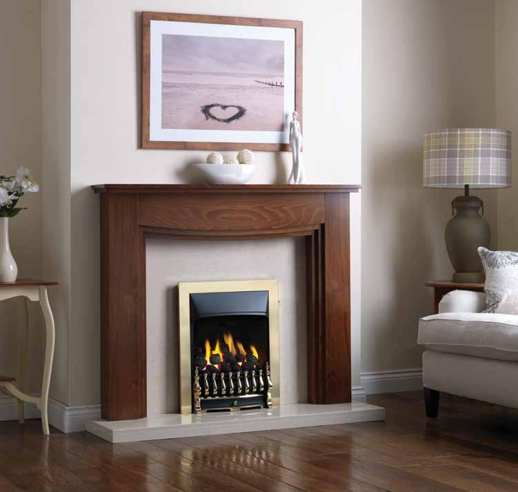 21 Trueflame Full Depth Convector The Trueflame full depth convector range provides increased flexibility when it comes to choosing a gas fire.