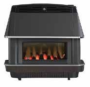 38 Valentia Balanced Flue The Valentia, balanced flue gas fire combines impressive efficiency with a powerful heat output to provide affordable warmth for those homes that do not have