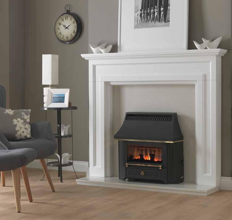 40 Black Beauty Slimline The Black Beauty Slimline gas fire offers excellent performance, coupled with superb economy. Providing a 4.