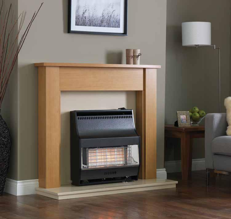48 Firelite Radiant The Firelite radiant gas fire ensures a truly impressive performance offering a 4.