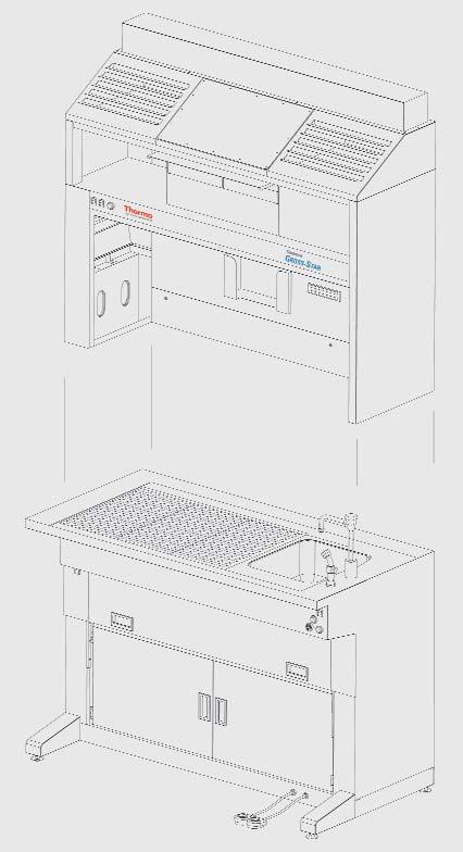 Superior Functionality Downdraft ventilation is a standard feature. Models with elevating or fixed-height work surface are available.