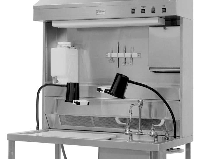 MODEL GL115 PATHOLOGY WORKSTATION Shown with Optional Flammable Storage Cabinet MODEL GL115 The Model GL 115 has the same useful features as the Model GL 110 with the