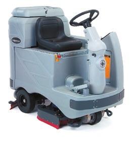 Scrubbing Technology REV model One pass, uniform floor finish removal REV model EcoFlex System reduces environmental impact and detergent costs Standard low-flow