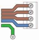 wiring schematic 230 volt spa hook-up ms40e/ms80e (cont.) Brown L3 Brown L2 Brown L1 Blue N Ground Figure 5 * Must be sized to spa specification.