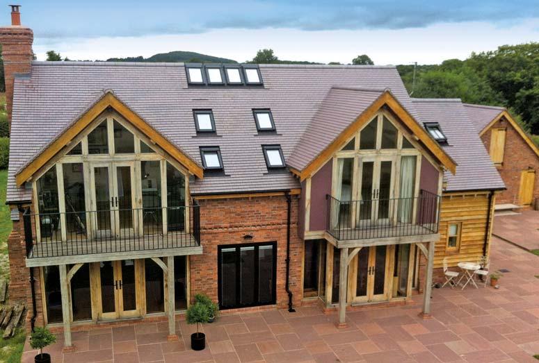 A variety of FAKRO roof windows were used to maximise natural light, with conservation style used to the front aspect to enhance the traditional cottage style.