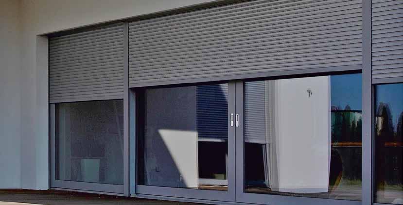 Roller blinds INCORPORATED ROLLER BLINDS CROSS-SECTION Incorporated roller blinds are mainly installed in newly built objects, but they can also be applied to finished buildings after making