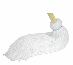 Wet Mops Wet Mops Commercial CLEAIG & SOLUTIOS Institutional CLEAIG SOLUTIOS CLEAIG SOLUTIOS Rayon Loop-End Mops Lint free yarns with tail bands design makes this mop category ideal for superior
