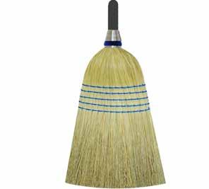 Warehouse Brooms Crafted full shoulder with row stitching and metal band for durability to move dirt and debris while trapping dust particles; our best choice for sweeping, broom head available as