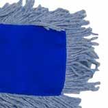 CLEAIG SOLUTIOS Cut-End Dust Mops: O-LAUDERABLE 3 ply yarn design made from recycled synthetic & cotton content garment.