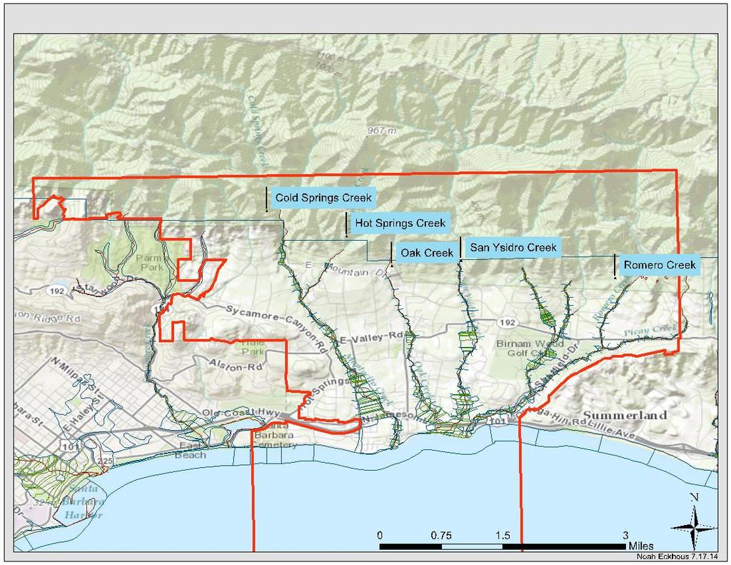Part Two Community Risk Assessment Figure 1 Montecito Special Hazard Flood Zones The flooding / coastal surge risk vulnerability analysis yielded a MODERATE Risk Vulnerability Rating across all three