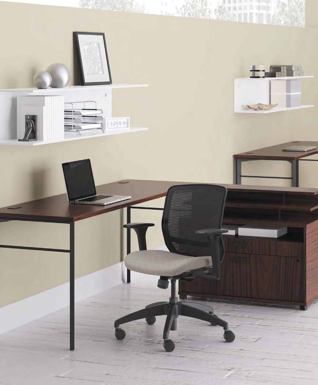 LAMINATE DESKS Manage and Quotient inspired by
