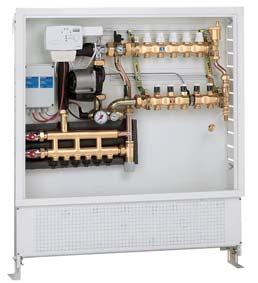 Modulating temperature regulating unit for heating and cooling with high temperature distribution kit series cert.