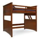 Stand, or Desk and Chair under the Loft Shown on page: 6 LOFT BED, FULL 2960-8520K Overall: 104w x 60d x 76h 2960-8520 Bunk/Loft Ends, Full room planning size without Ladder is 82w x 60d x 76h but