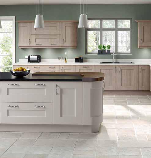 Solva This fabulous shaker design oozes quality with its wide, chunky frame and its premium over-veneered finish that delivers the perfect wood grain.