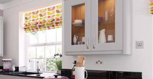 Hutton A contemporary shaker door with glorious wide styles available in 19 colours including seven grained and four open