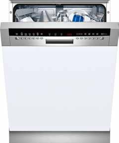 Standing Washing Machine A fully integrated dishwasher is designed to sit between kitchen